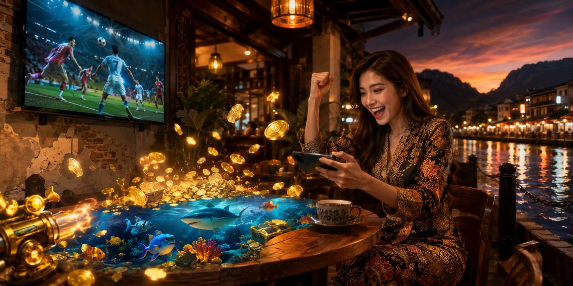 Permainan menembak ikan gaya batik Ipoh di mrlucky